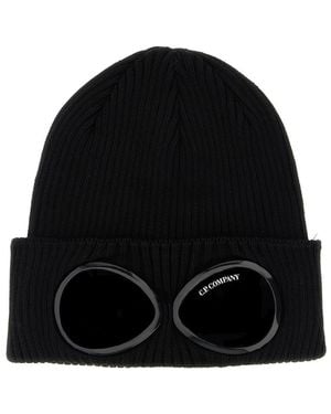 C.P. Company 'Goggle' Cap - Black