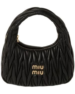 Miu Miu Matelasse Bags - Black
