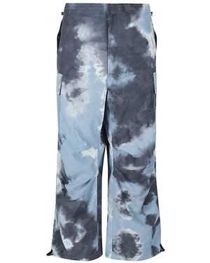 Children of the discordance Tie-Dye Print Nylon Trousers - Blue