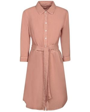 120% Lino Dresses - Pink