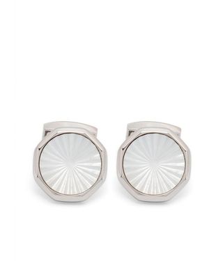 Tateossian Cufflinks Palladium Polished Accessories - White