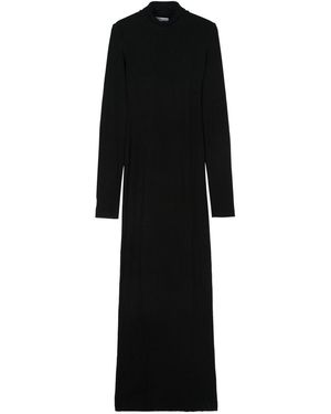 Cotton Citizen The Verona Turtleneck Maxi Dress - Black