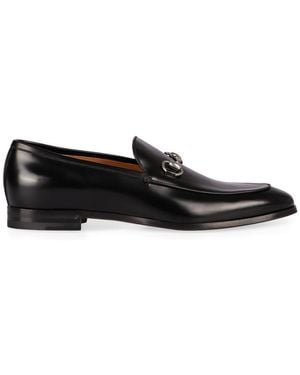 Gucci Leather Loafers - Black