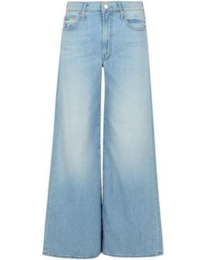 Mother 'The Undercover' Light Wide Jeans - Blue