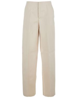 パンツ Philosophy Di Lorenzo Serafini Wide-Leg Pants With Elastic Philosophy Di Lorenzo Serafini Cotton Stretch Wide Leg Pants