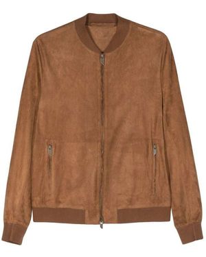 SANTORO Leather Jackets - Brown