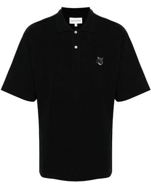 Maison Kitsuné Chillax Fox Polo - Black