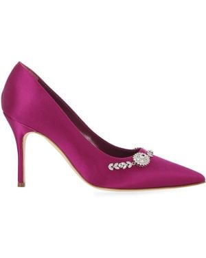 Manolo Blahnik Sandals - Purple