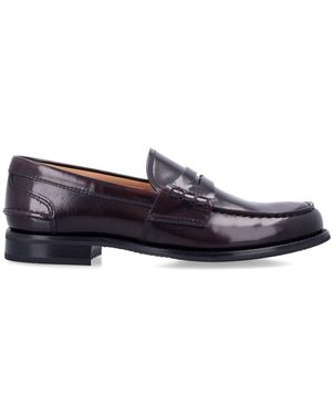 【関税込み】CHURCH'S Mary Jane 'Nadine' Church's Nadine Mary Jane Loafers in Black | Lyst