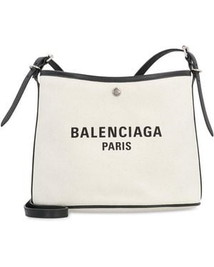 Balenciaga Canvas Shoulder Bag - Natural