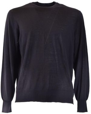 Neil Barrett Classic Wool Jumper - Blue