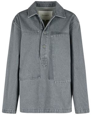 JW Anderson 'Rugby' Denim Shirt - Grey