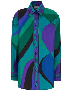 Emilio Pucci Shirts - Blue