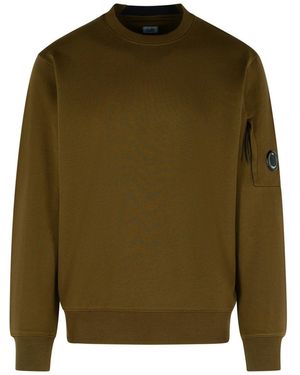 C.P. Company 'Raised' Cotton Sweatshirt - Green