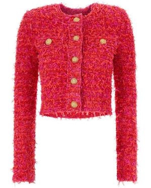 Balmain Jackets And Vests - Red