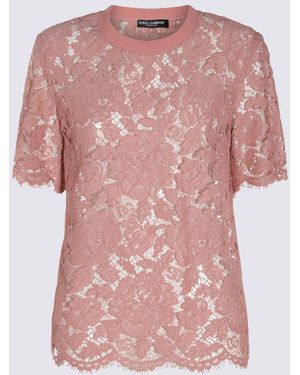 Dolce & Gabbana Cotton Top - Pink