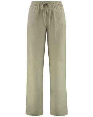 120% Lino Linen Pants - Green
