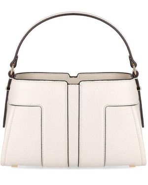 Elisabetta Franchi Ivory Small Handbag - White