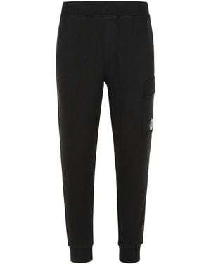 C.P. Company 'Jogger' Cotton Trousers - Black