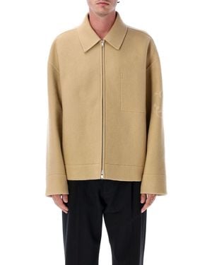 Jil Sander Blouson 170 Emb Db - Natural