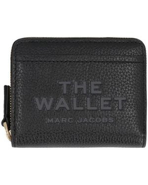 Marc Jacobs The Leather<Br >Mini Compact Wallet - Black