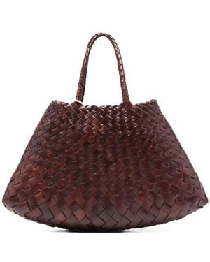 Dragon Diffusion Santa Croce Small Tote Bag - Brown