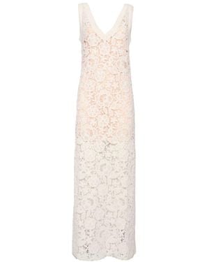 P.A.R.O.S.H. P.A.R.O..H. Long Dress - White