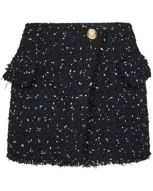 Balmain Mini Skirt - Black