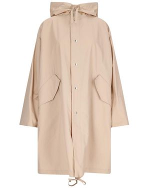Jil Sander Back Logo Parka - Natural