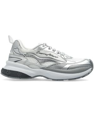 Emporio Armani Exclusive Laminated Trainers - White