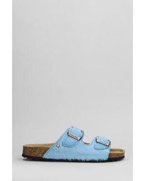 Cubanas Amalia Flats - Blue