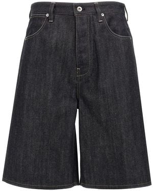 Jil Sander 'W Denim 12' Bermuda Shorts - Black