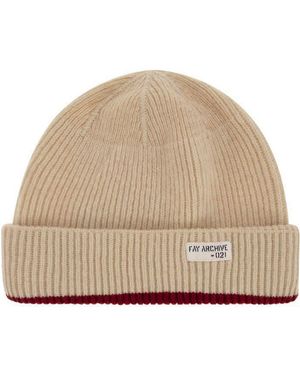 Fay English Rib Hat - Natural