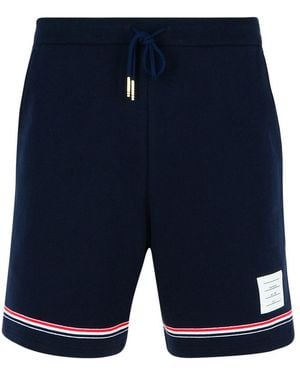 Thom Browne Cotton Bermuda Shorts - Blue