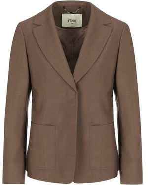 Fendi Jackets - Brown