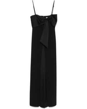 Liu Jo Long Jumpsuit With Bow - Black