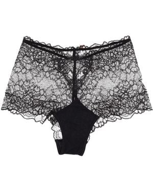 Lise Charmel Lace Highwaist Briefs - Grey