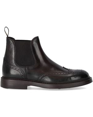 Doucal's Triumph Dark Chelsea Boot - Black