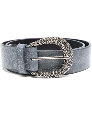 Orciani Belts Denim - Grey