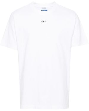 Off-White c/o Virgil Abloh Off- Off Stamp Slim Tee - White