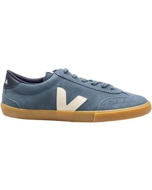 Veja Suede Trainers - Blue