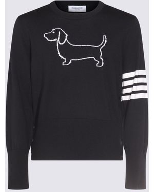 Thom Browne Wool Knitwear in Blue for Men | Lyst