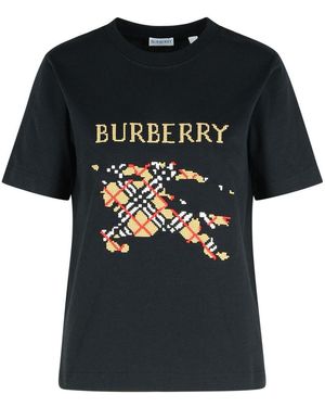 【関税＆送料込み】Burberry 'Frankie' Ivory Cotton T-Shirt Burberry Frankie' Ivory Cotton T-Shirt | ShopSimon
