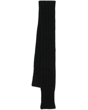 MERYLL ROGGE Ribbed-Knit Scarf - Black
