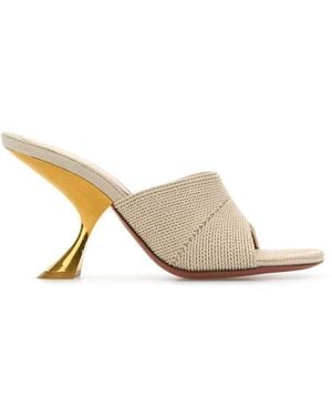 AMINA MUADDI Heeled Shoes - Natural