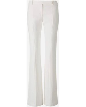 Alexander McQueen Bootcut Trousers - White