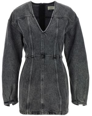 Haikure Denim Dress - Black