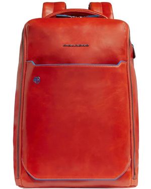 Piquadro Backpack For Pc And Ipad Bags - Red
