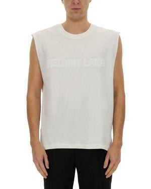 Helmut Lang Embossed Logo Tank Top - Grey