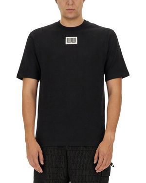 Moschino "Archive Barcode" T-Shirt - Black